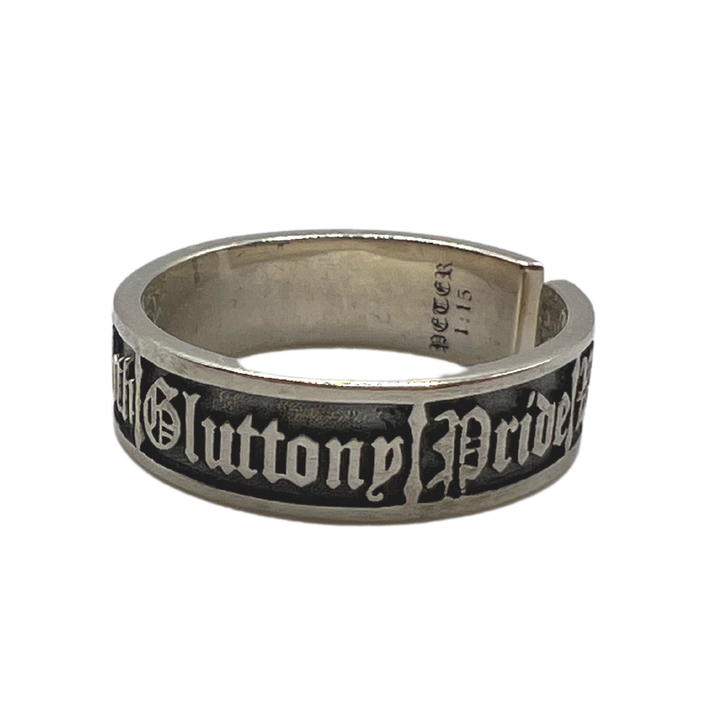 Seven Sins Adjustable Ring