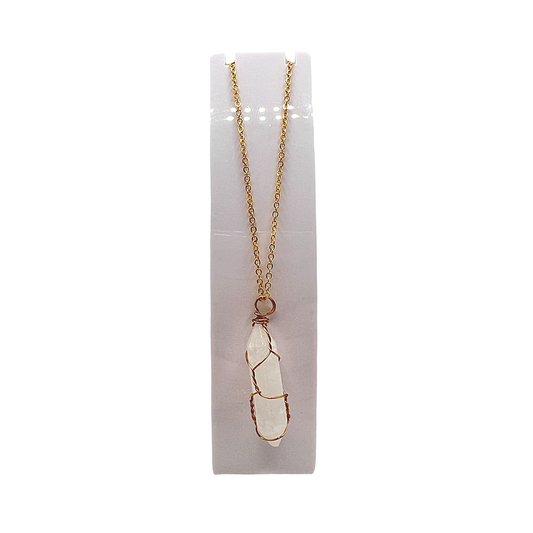 Healing Crystal Necklace - Clear Quartz