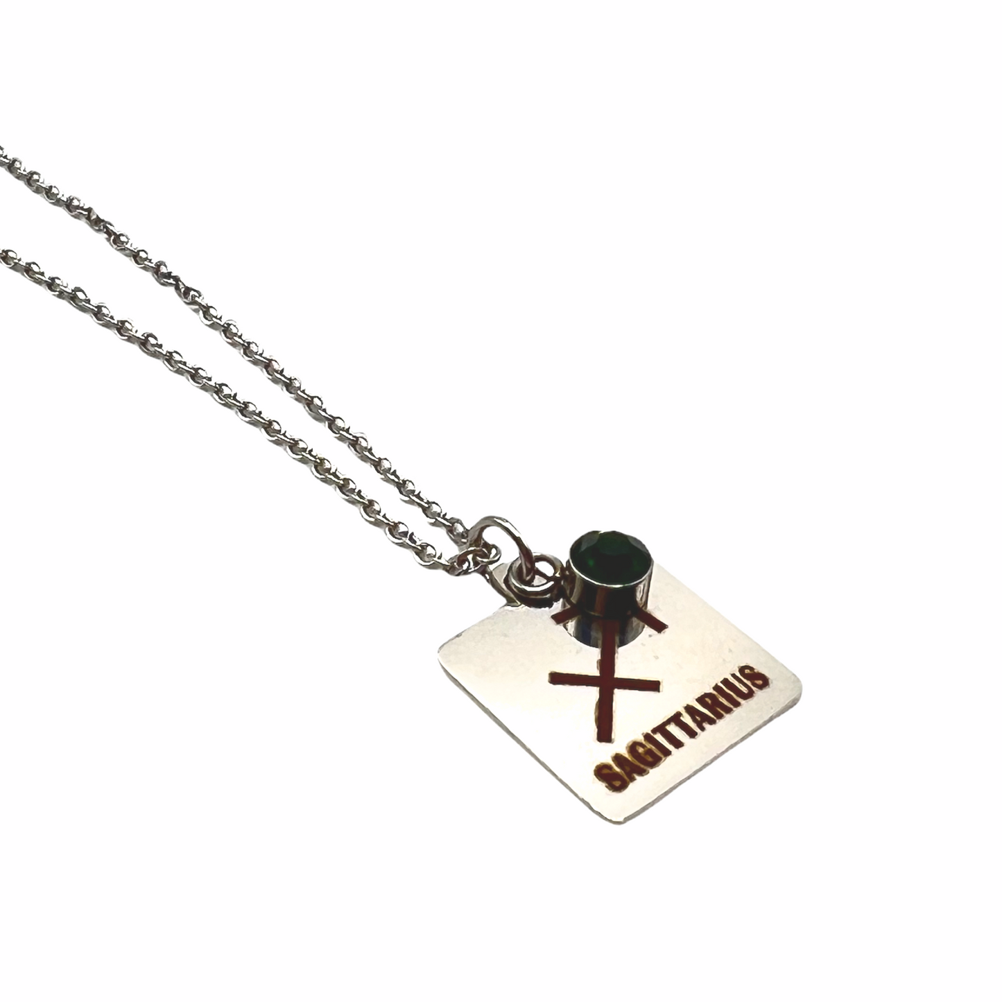 Zodiac Birthstone Necklace - Sagittarius