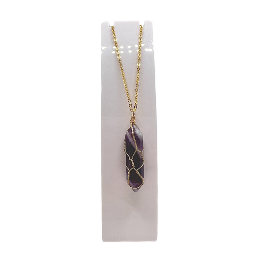 Amethyst - Healing Crystal Necklace