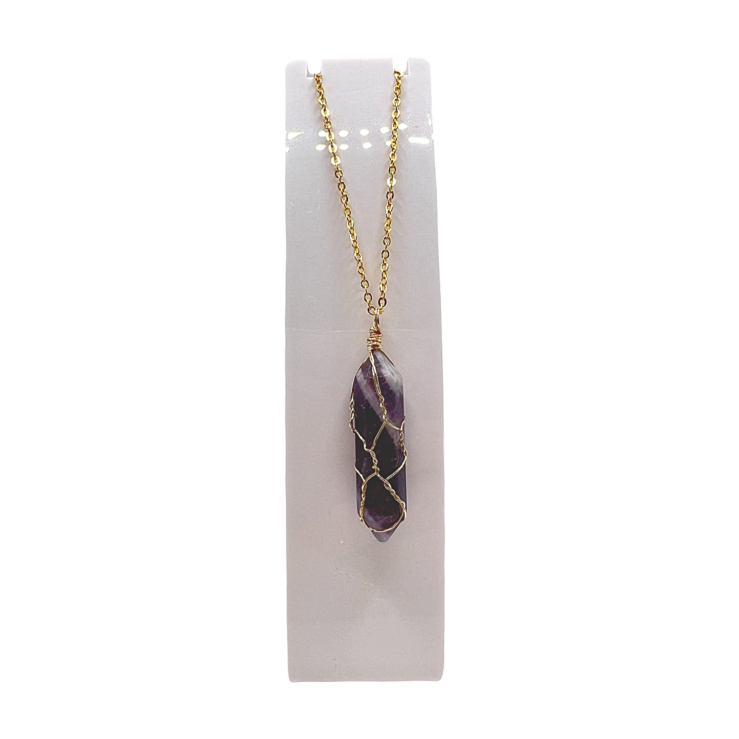 Healing Crystal Necklace - Amethyst