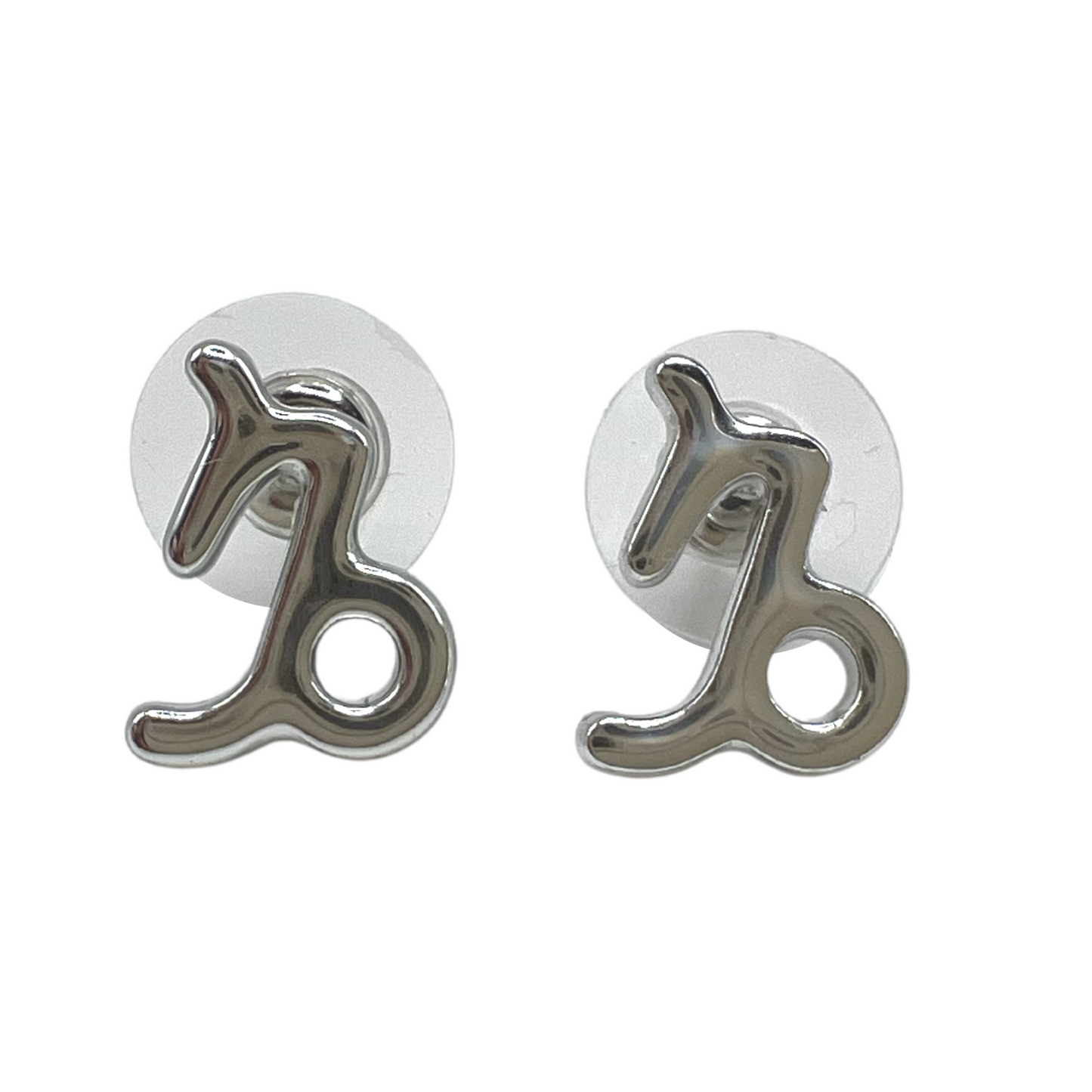 Astrology Silver Earrings - Capricorn