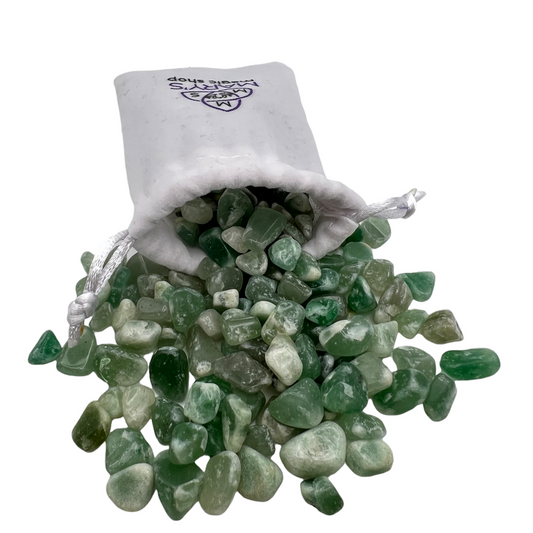 Crystal Bag Polished Green Aventurine