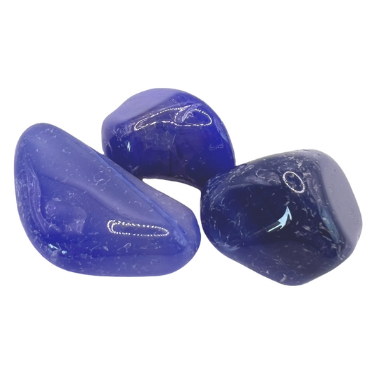 Polished Blue Agate Healing Crystals