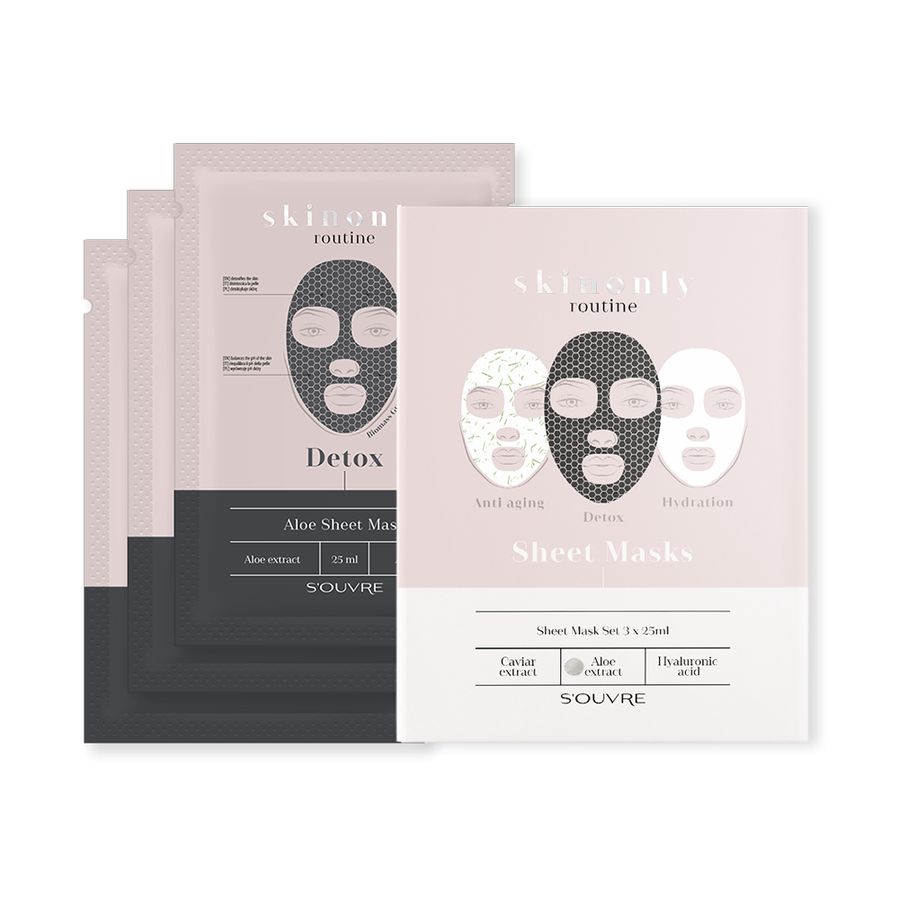 Skinonly Routine Aloe Detoxifying Masks Set