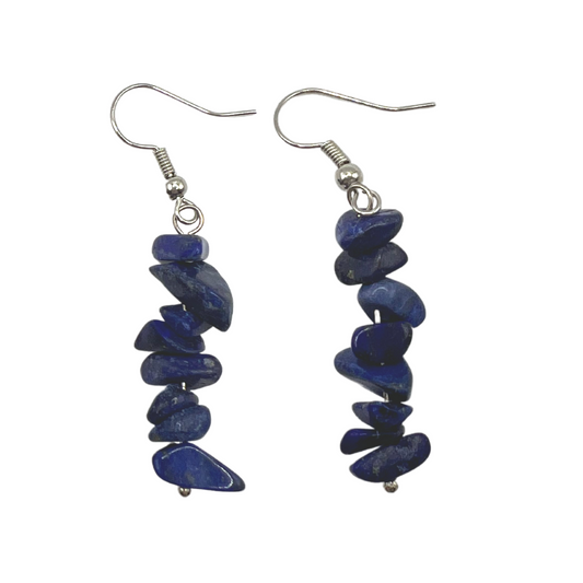 Healing Crystal Earrings - Lapis Lazuli