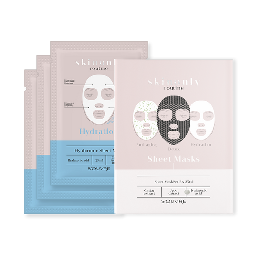 Skinonly Routine Hyaluronic Moisturizng Masks Set